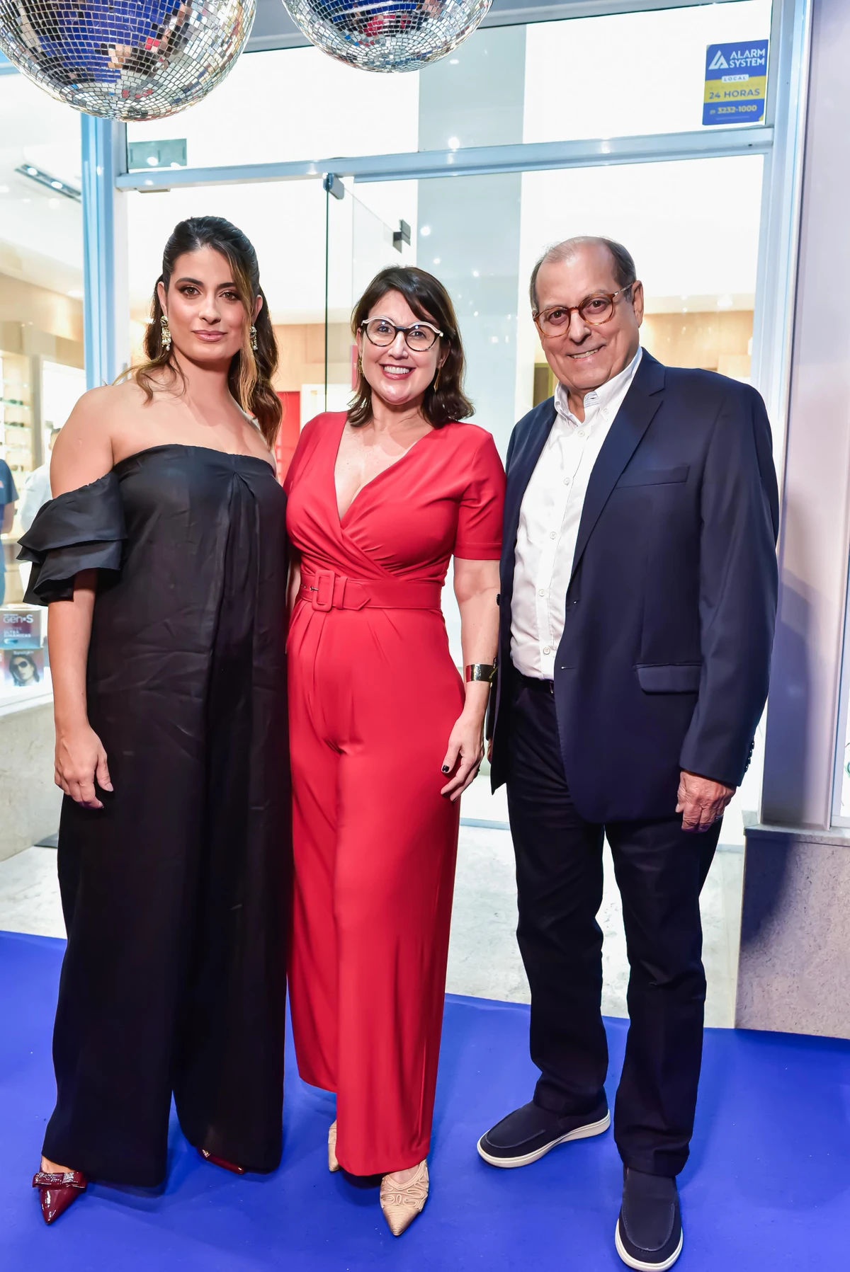 Ana Luiza Azevedo, Renata Rasseli e Getúlio Gomes Azevedo