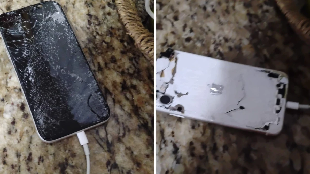 Celular da vítima foi quebrado durante a agressão