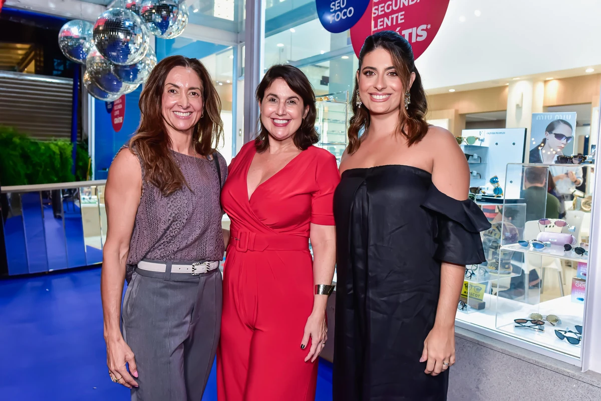 Karla Abad, Renata Rasseli e Ana Luiza Azevedo 