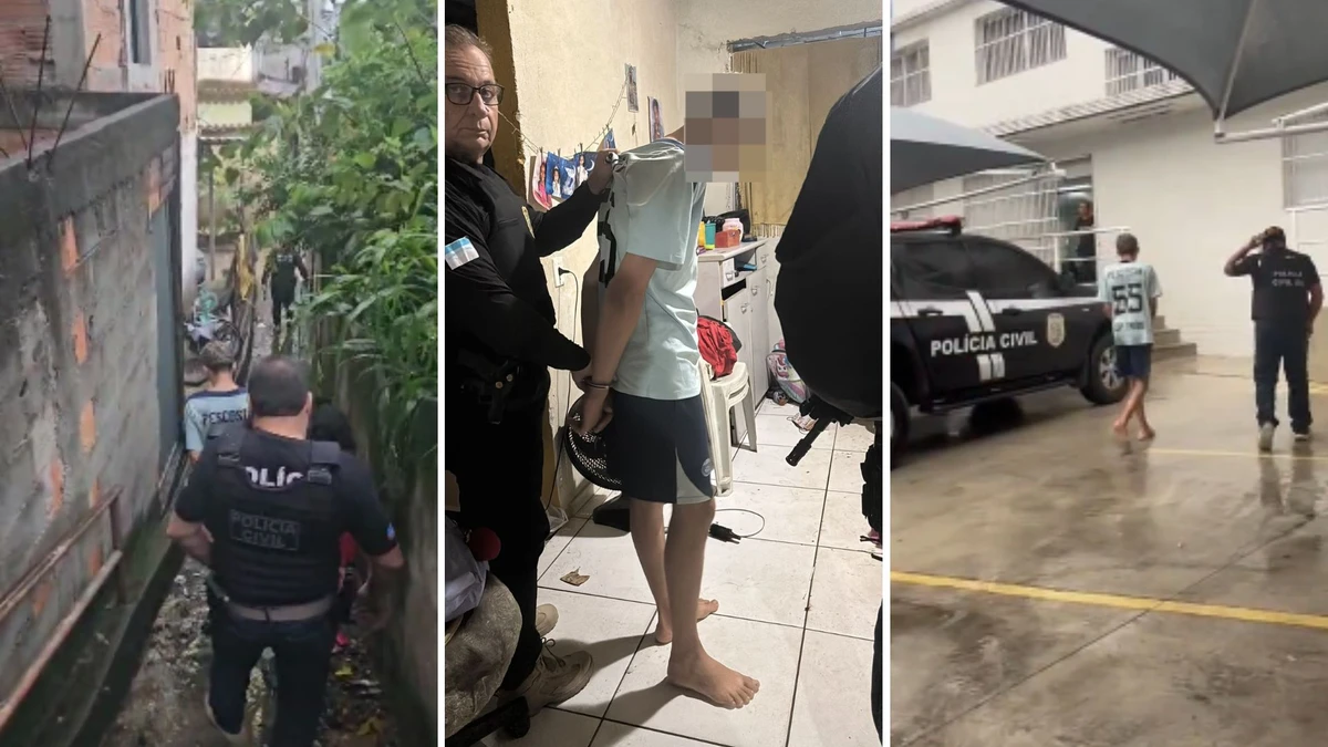 O suspeito foi localizado no bairro Central Carapina, também na Serra, nesta quinta-feira (8)