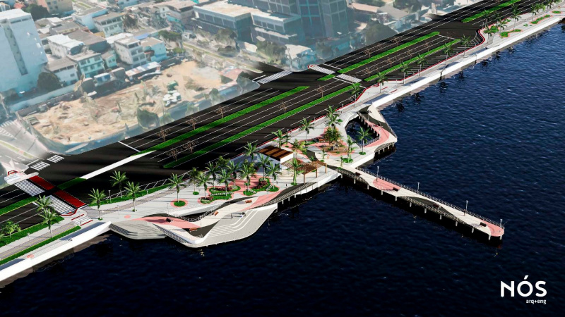 Projeto da prefeitura previsto para o píer Dom Bosco