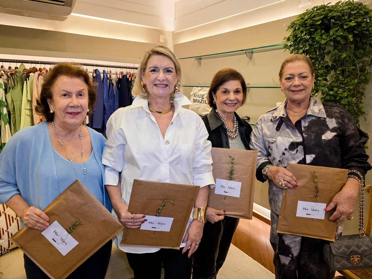 Lusa Vieira, Gracinha Nader, Soeli Gama e Helvia Abaurre