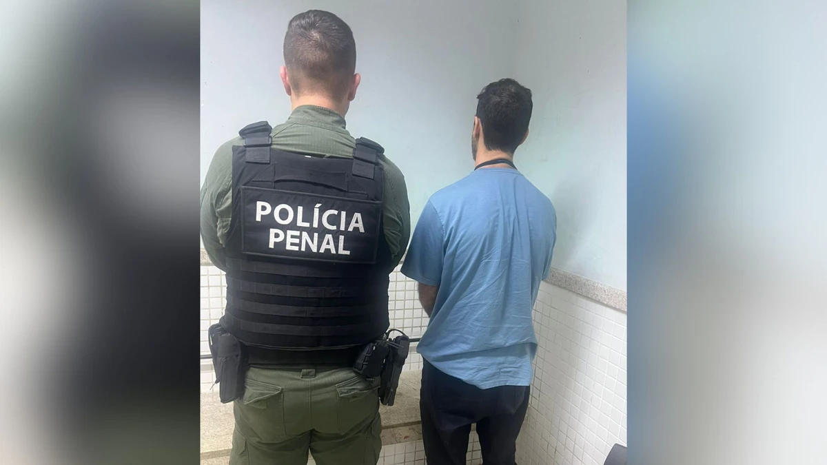 Professor preso pela Polícia Penal confessou que participava de esquema de entrega de cartas de detentos