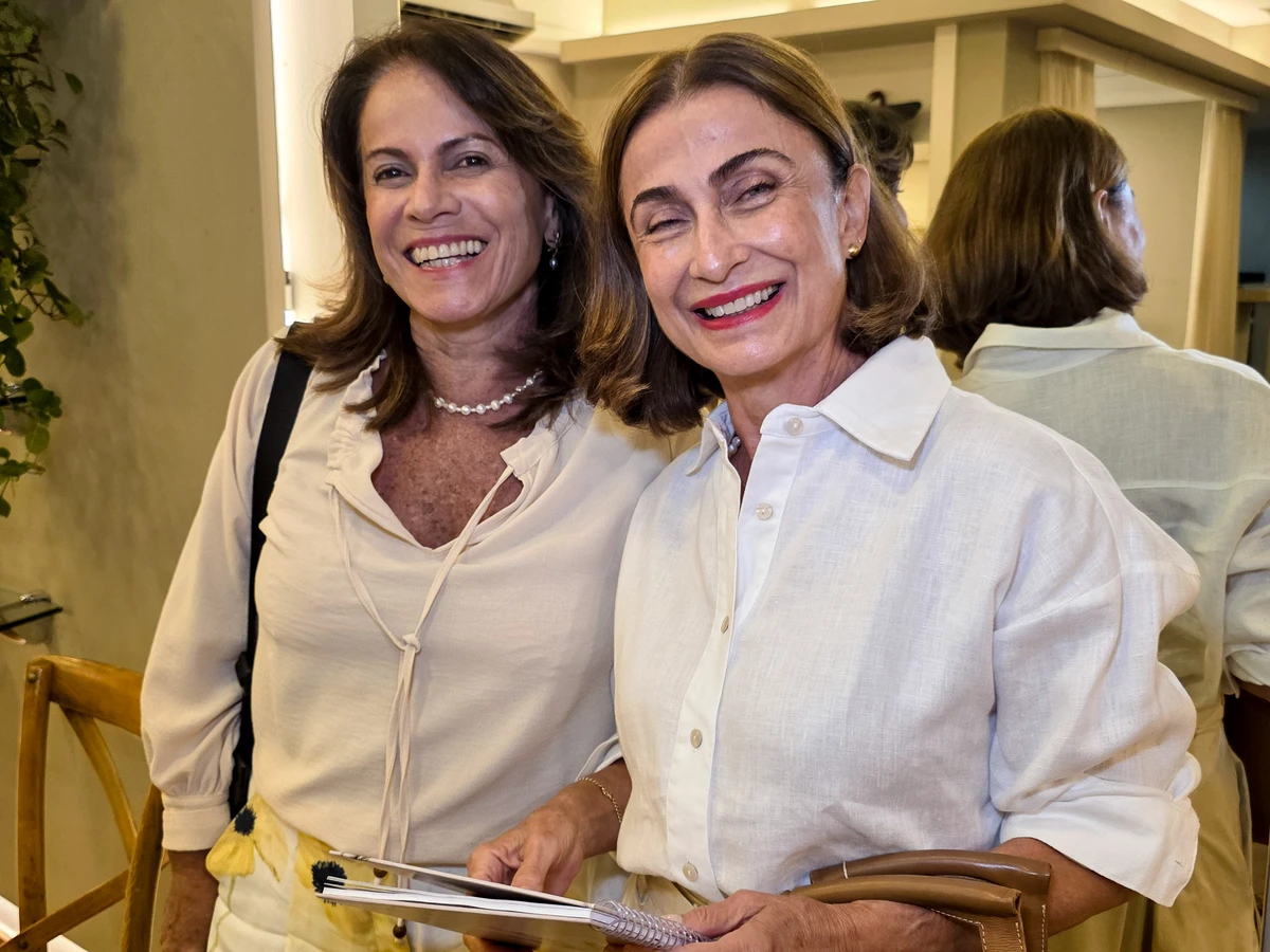 Sandra Pontes e Maria Tereza Nader