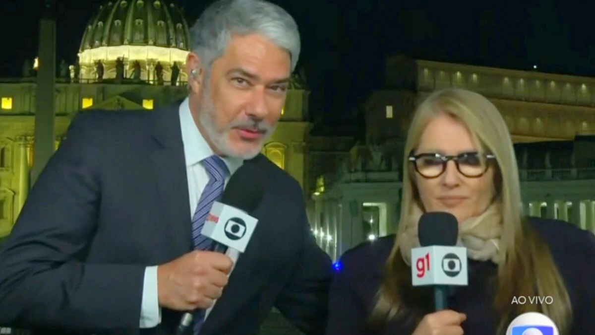 William Bonner e Ilze Scamparini 