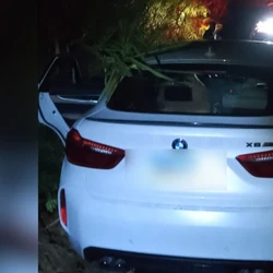 Além do carro de luxo, foram roubados um cordão e uma pulseira de ouro, um celular, um cofre com cerca de R$ 14 mil em dinheiro e folhas de cheque, um revólver e uma escopeta