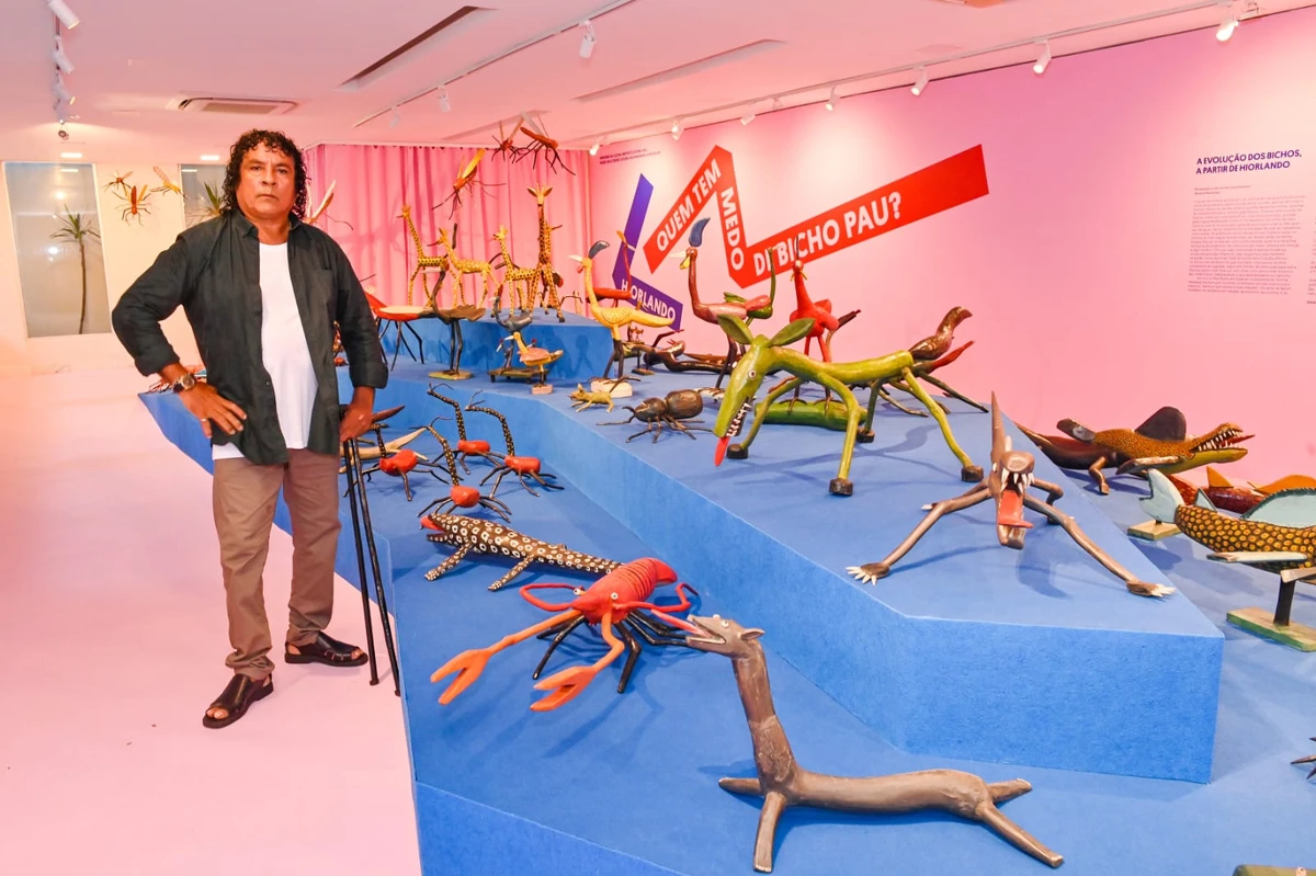 O artista Hiorlando