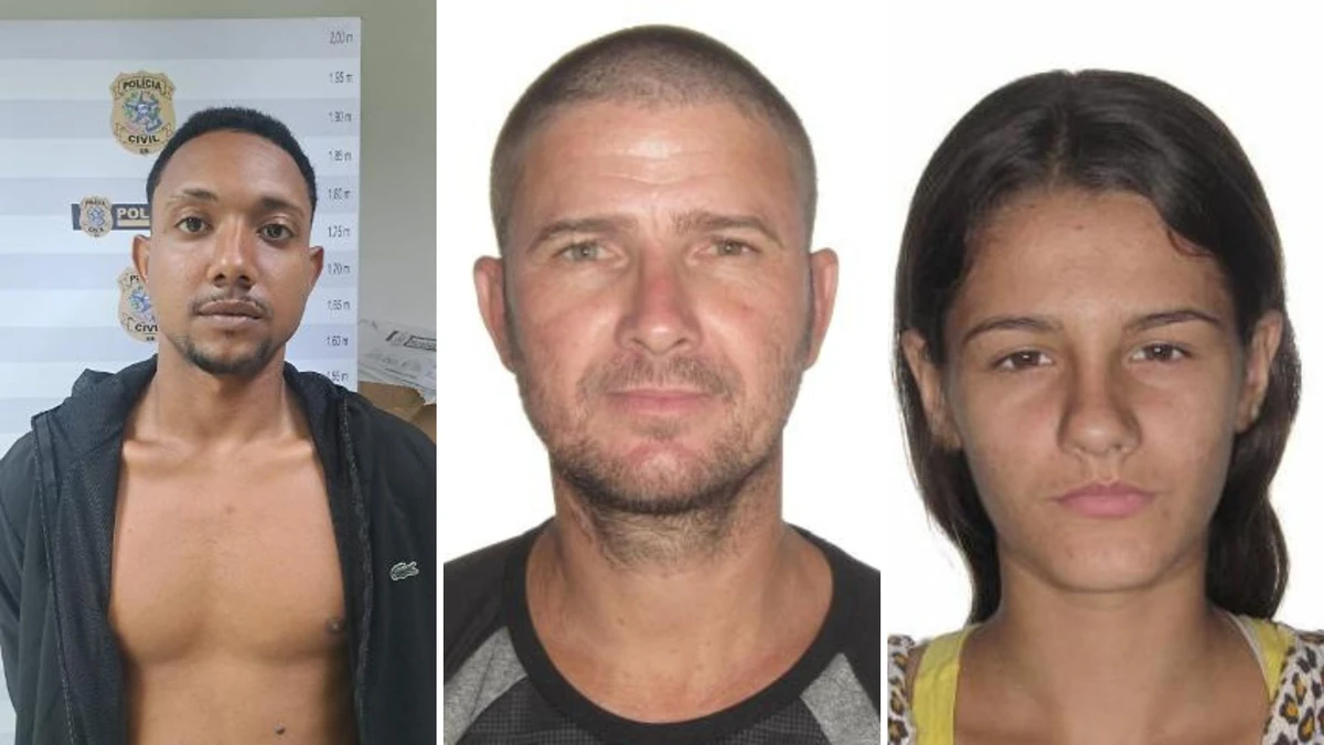 Wender, Hudson e Gessica faziam parte da associação criminosa e foram indiciados
