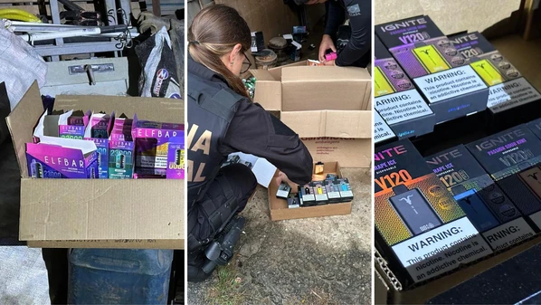 Foco da ação é combater cigarros contrabandeados, e a apreensão das 93 unidades de cigarro eletrônico de origem estrangeira ocorreu em um cumprimento de mandado de busca e apreensão