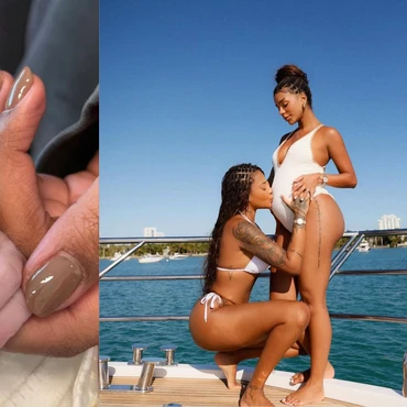 Imagem - Nasci Zuri, filha de Ludmilla e Brunna Gonçalves