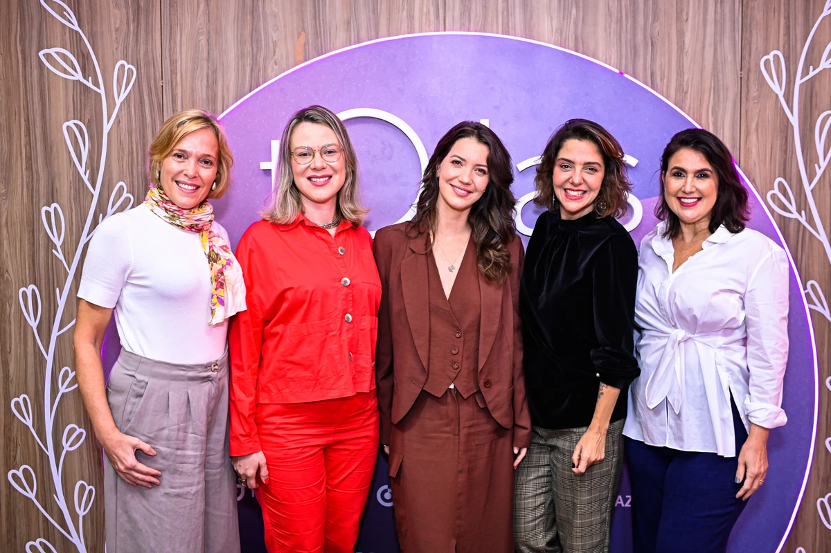 Adriana Muller, Ana Amélia Dalvi, Nathalia Dill, Mariana Perini e Renata Rasseli