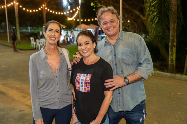 Cris Campinhos, Michele Carasso e Robertinho Leão