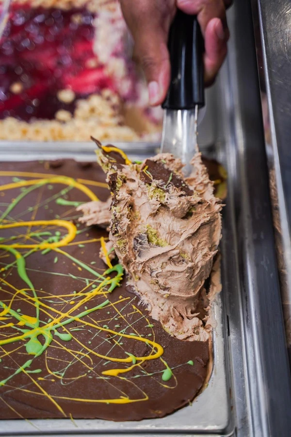 Gelato Chocolate Dubai da Barutti Gelateria e Cafeteria