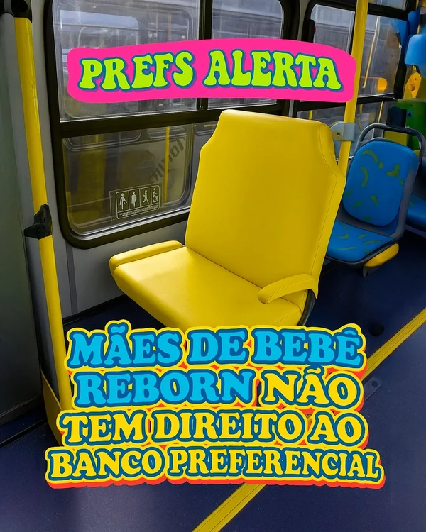 Mãe de bebê reborn não tem direito a banco prioritário, diz prefeitura de Curitiba
