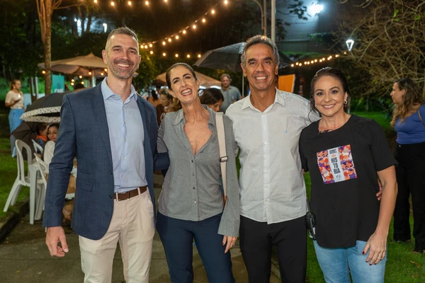 Rafael Oliozi, Cris Campinhos, Cesinha Saade e Michele Carasso
