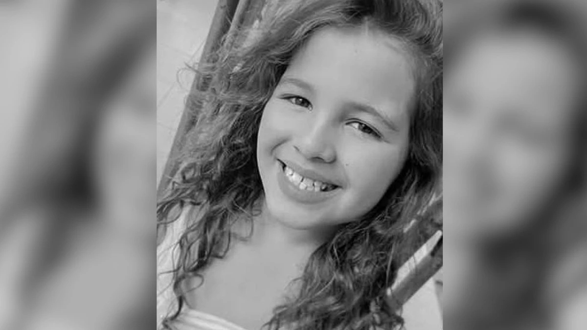 Raissa Pereira de Castro, de 8 anos, morreu supostamente após participar do desafio do desodorante