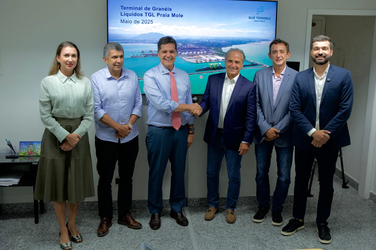 Christiane Menezes, Sergio Vidigal, Ricardo Ferraço, Afonso Prata, Gustavo Serrão e Bruno Fardin