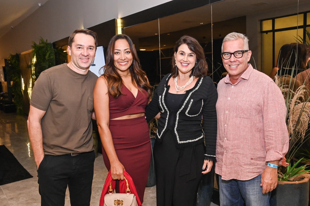 Mario Bonella e Fabiola de Paula, Renata Rasseli e André Hees