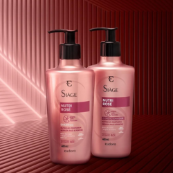 Combo Siàge Nutri Rose Shampoo 400ml + Condicionador 400ml