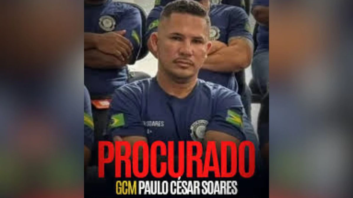 Guarda municipal Paulo César Soares, suspeito de matar o cantor Josemar Xavier Pereira