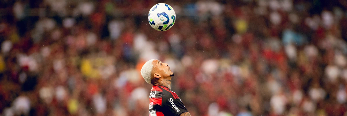 Wesley em atuação contra o Botafogo 