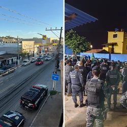 Arma falsa, drogas e quase R$ 9 mil em dinheiro também foram apreendidos na ação na manhã desta quarta-feira (21)