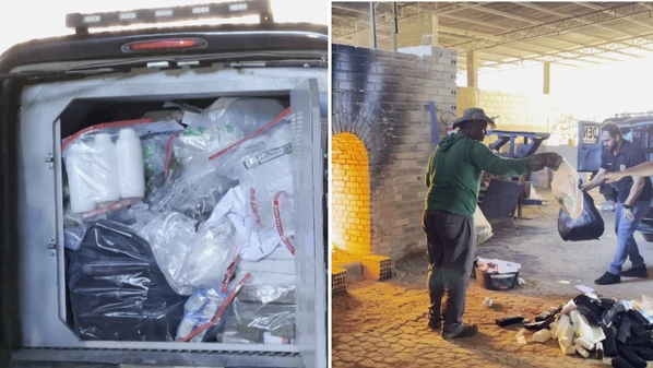 Segundo a Polícia Civil, a última incineração aconteceu em setembro de 2023; entorpecentes foram queimados em um forno de uma fábrica de cerâmica em Itapemirim