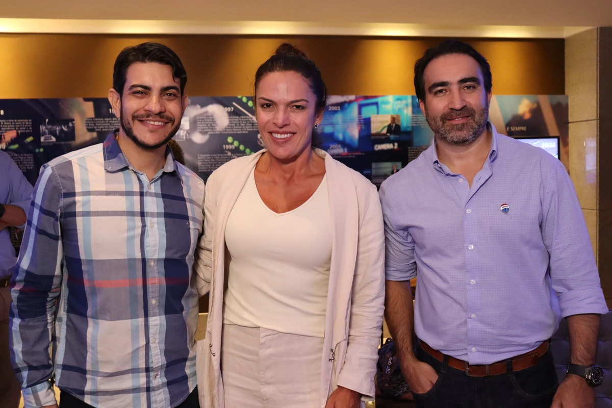 André Rodrigues, Leticia Rody e Eduardo Ambrósio