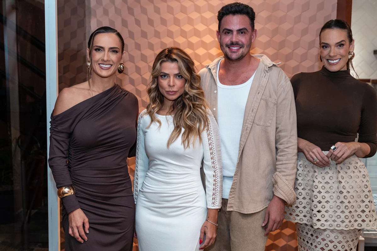 Mariana Comério, Ana Paula Leite, Glauber Saibert e Loraynne Pavezi