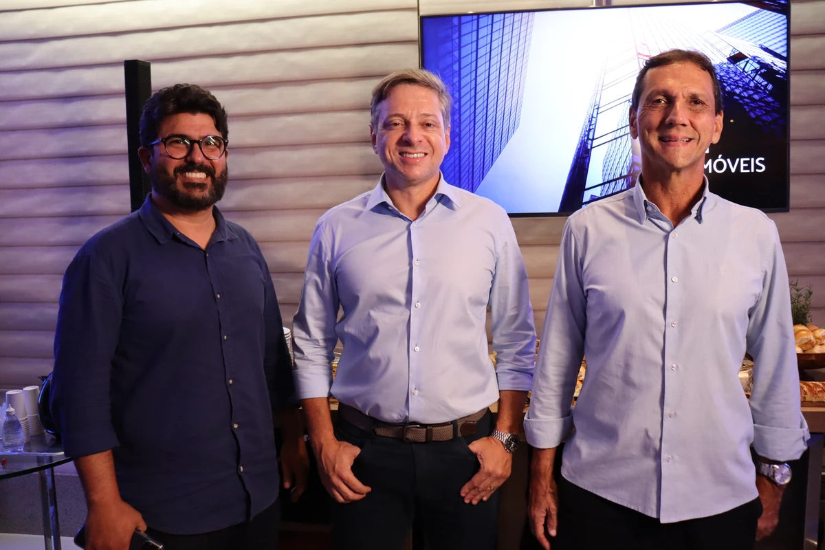 Winston Valentim, Ricardo Gava e Marcelo Guimarães