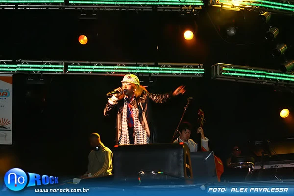 Show da cantora Lauryn Hill no Festival de Alegre, em 2007 por No Rock/ Alex Favalessa