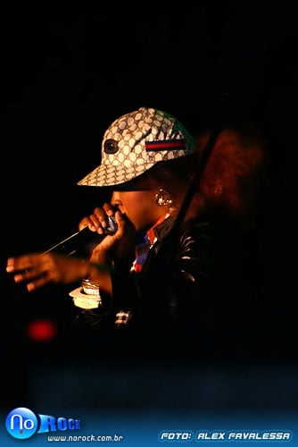 Show da cantora Lauryn Hill no Festival de Alegre, em 2007 por No Rock/ Alex Favalessa