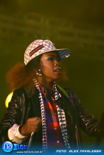 Show da cantora Lauryn Hill no Festival de Alegre, em 2007 por No Rock/ Alex Favalessa