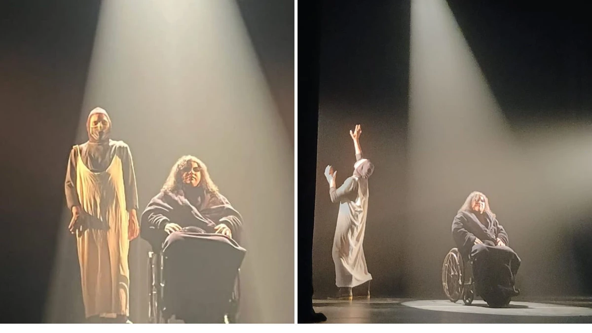 Vitória recebe peça inédita com atriz cega no papel principal