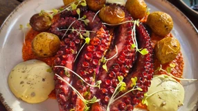Polvo do restaurante Casa Benedita, em Buenos Aires, Guarapari