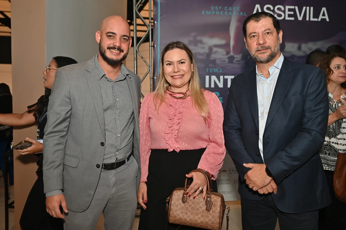 Bernardo Enne, Lucilaine Medeiros e Paulo Wanick