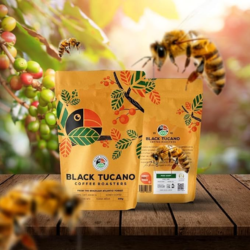 Black Tucano Coffee Café Especial Black Tucano Honey Coffee Em Grãos 250G 