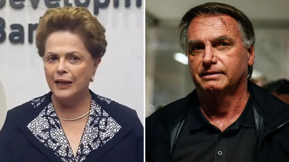Ex-presidentes Dilma Rousseff e Jair Bolsonaro