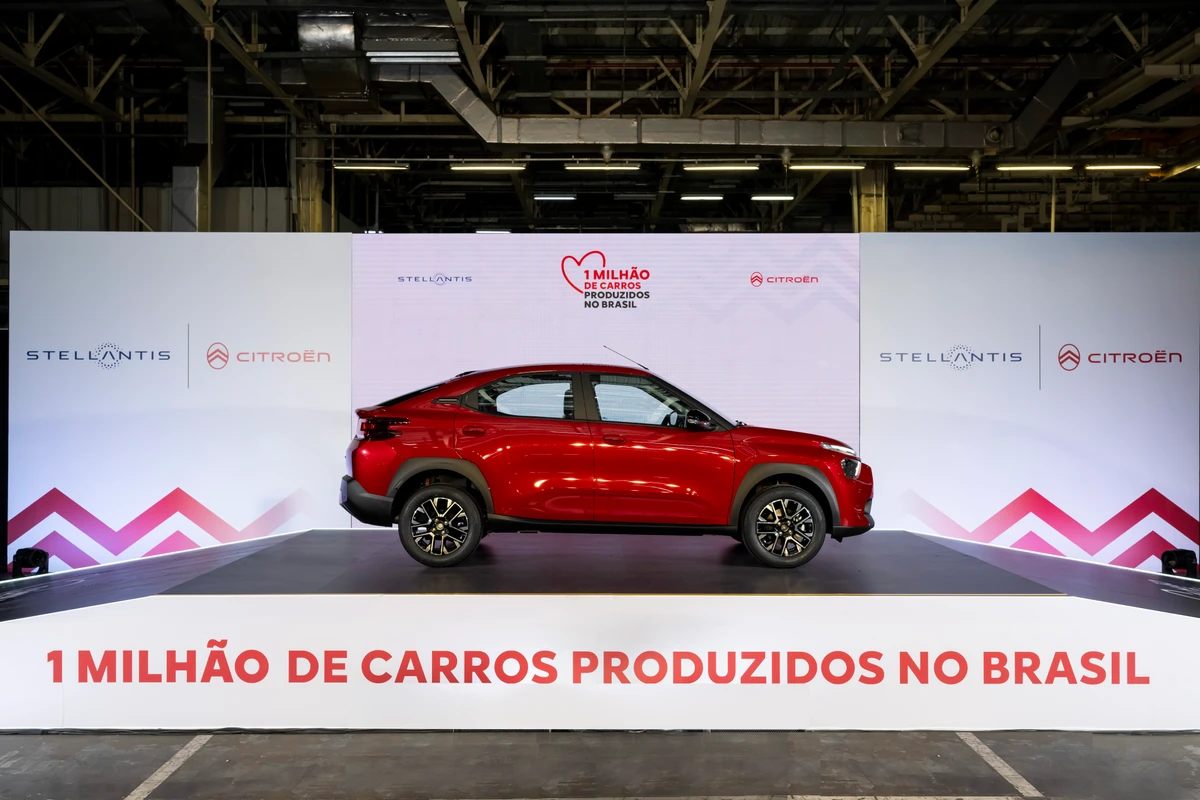 O Citroën Basalt foi o carro 1 milhão produzido na fábrica de Porto Real, no Rio de Janeiro