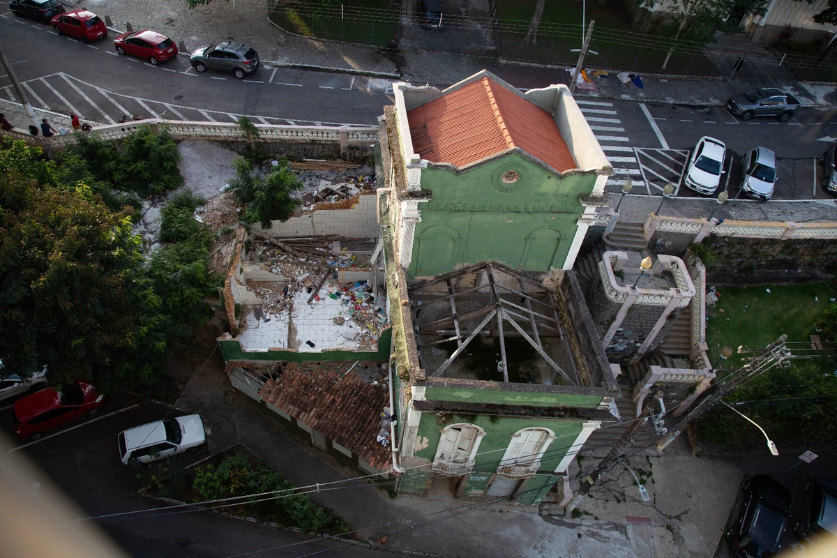 Restauração da Casa Verde por Acervo pessoal