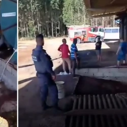 Segundo o boletim de ocorrência, o homem caiu na máquina conhecida como elevador, que puxa e joga os grãos para o secador, e acabou não resistindo