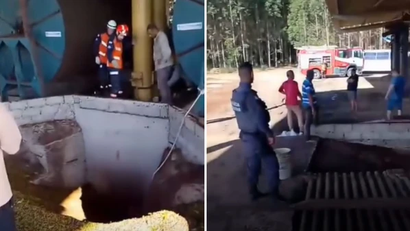 Segundo o boletim de ocorrência, o homem caiu na máquina conhecida como elevador, que puxa e joga os grãos para o secador, e acabou não resistindo