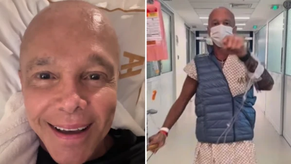 Cantor tem buscado se manter em atividade durante o tratamento, através de caminhadas diárias e exercícios de musculação