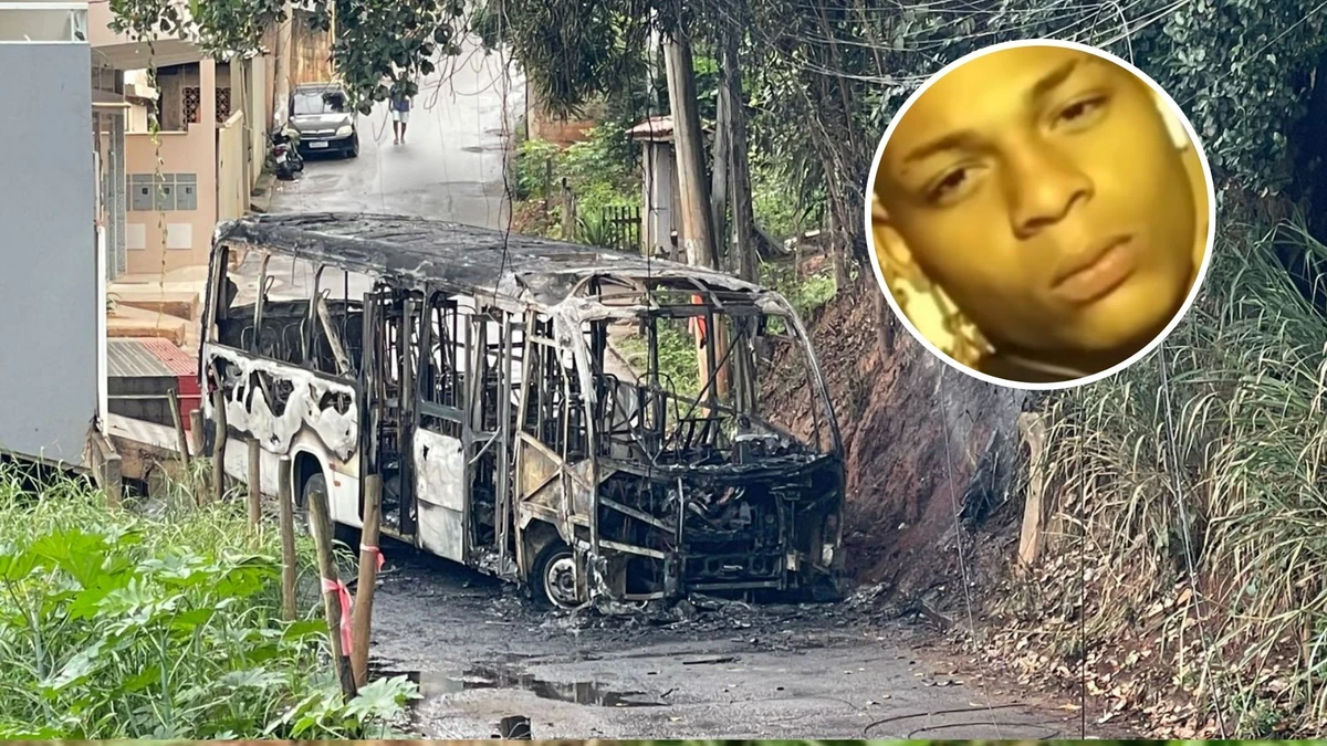 Ônibus é incendiado após morte de jovem em confronto com a polícia em Cachoeiro