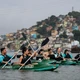 Matheus Leandro Loureiro, professor de canoa havaiana