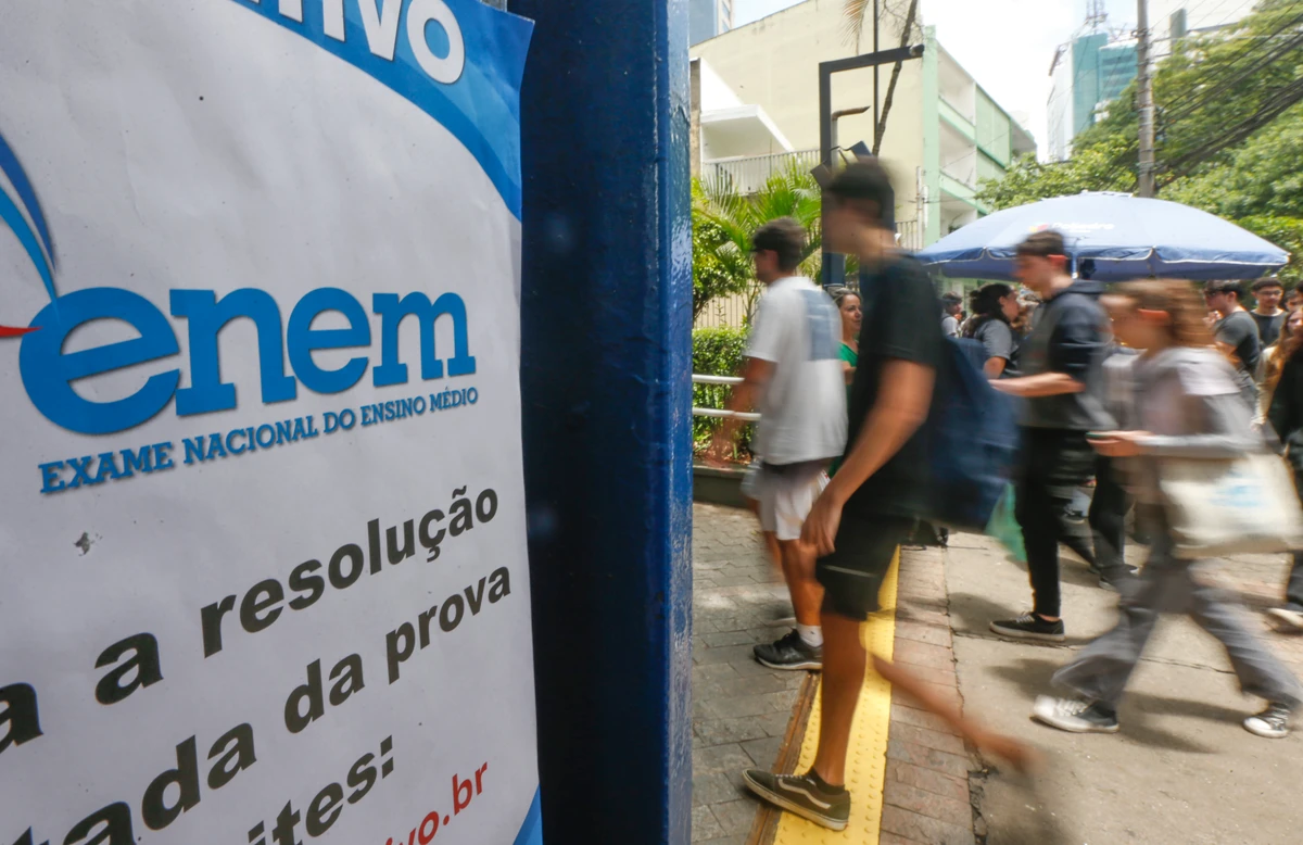  Estudantes no segundo dia de provas do Enem