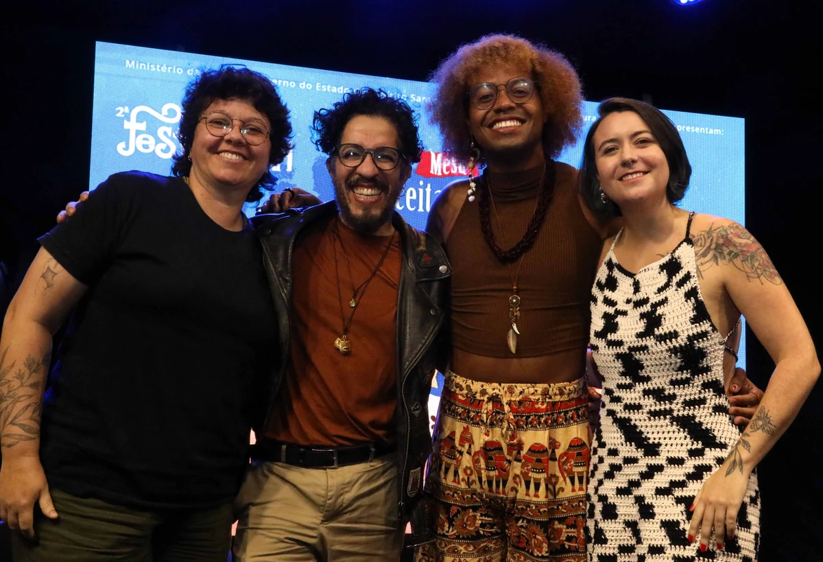 Marilia Café, Jean Wyllys, Ediphôn Souza e Livia Corbellari