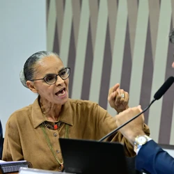 Senador Plínio Valério (PSDB-AM), que já havia dito ter vontade de enforcar a ministra em março, se recusou a pedir desculpas durante reunião da Comissão de Infraestrutura