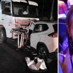 Jamille Pavão Rui, de 42 anos, morreu após o carro que dirigia ser atingido por uma carreta na contramão na BR 101, no trecho de Jacupemba, na segunda-feira (26). Ela deixa marido e dois filhos