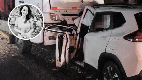 Jamille Pavão Rui, de 42 anos, estava retornando de carro de um curso de gastronomia na Capital quando colidiu de frente com um caminhão; ela morreu a caminho do hospital